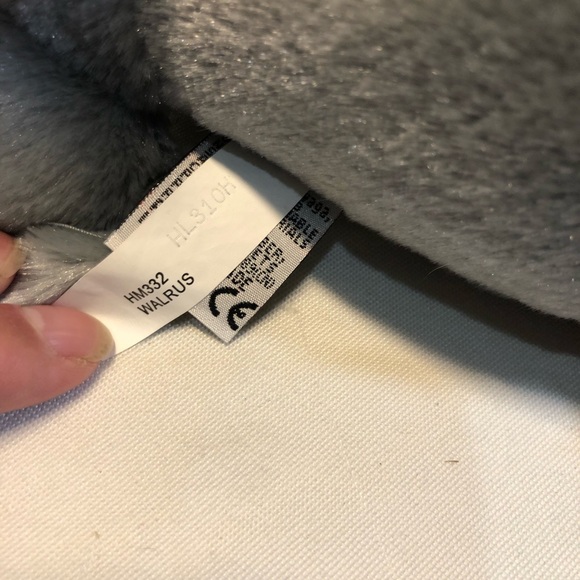 Ganz Webkinz Gray Walrus Artic Ocean Sea Plush Stuffed Animal HM332 No Code 10” - Picture 7 of 11